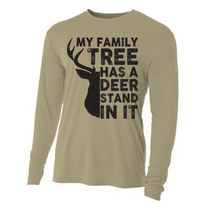 My Family Has A Deer Stand In It Cooling Performance Long Sleeve Crew