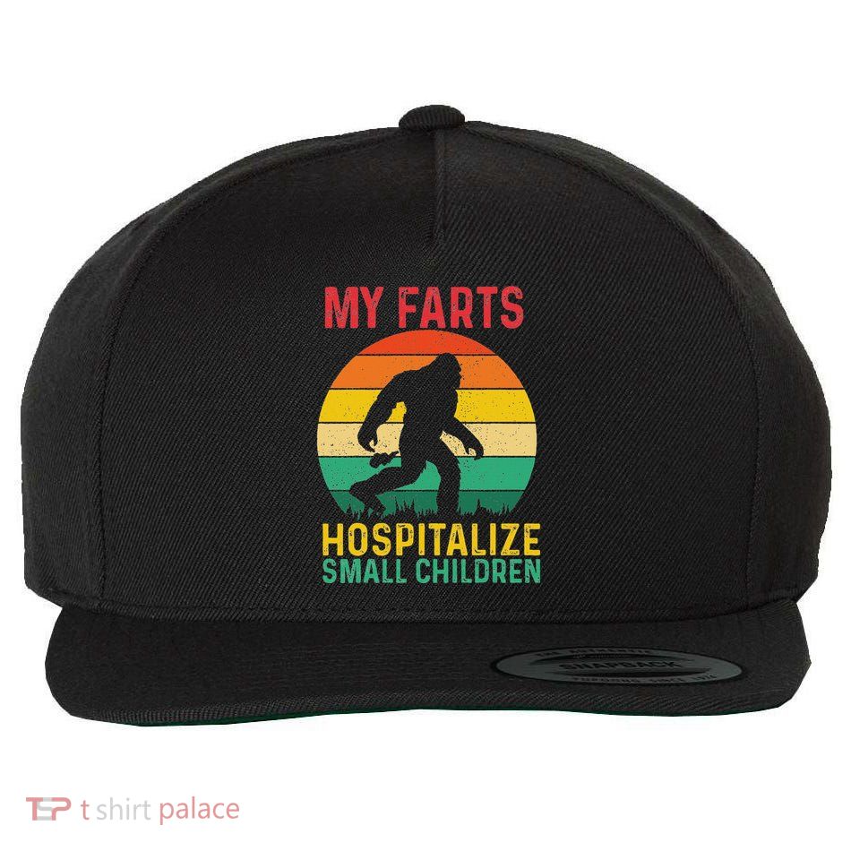 My Farts Hospitalize Small Children Wool Snapback Cap