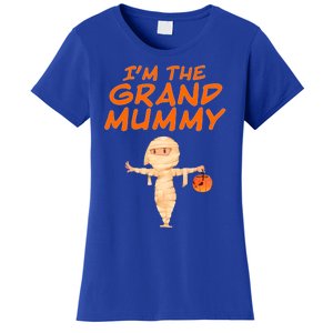 Matching Family Halloween Grandma Gift IM The Grand Mummy Gift Women's T-Shirt