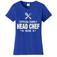 Mom Family Head Chef Great Gift Funny Cooking Mom Gift Women's T-Shirt