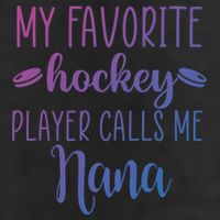 My Favorite Hockey Player Calls Me Nana Gift 11oz C Handle Ceramic Mug