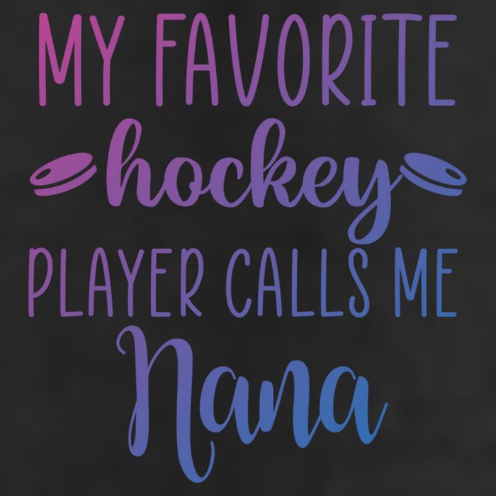 My Favorite Hockey Player Calls Me Nana Gift 11oz C Handle Ceramic Mug