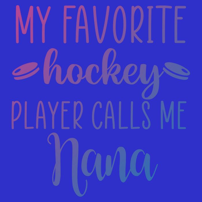 My Favorite Hockey Player Calls Me Nana Gift Womens Tank Top