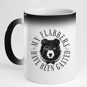 My Flabbers Have Been Gasted 11oz Black Color Changing Mug