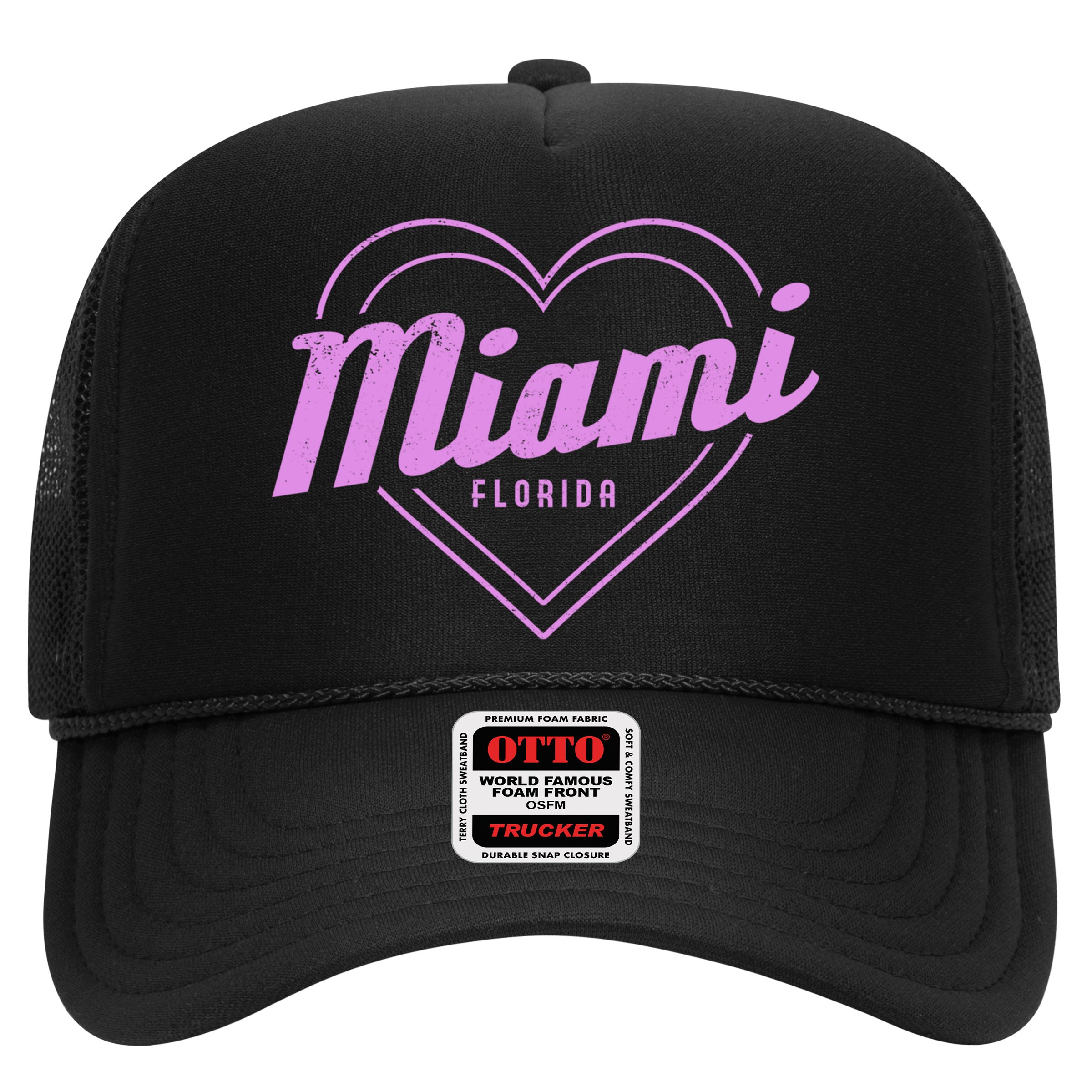 Miami Florida Heart Pride Girls Fl Miami Gift Hat