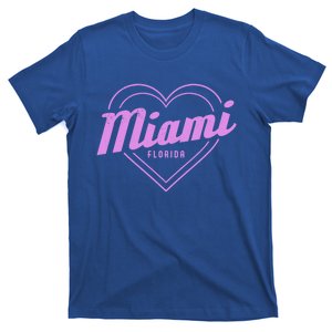 Miami Florida Heart Pride Girls Fl Miami Gift T-Shirt