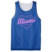 Miami Florida Heart Pride Girls Fl Miami Gift Mesh Reversible Basketball Jersey Tank