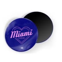 Miami Florida Heart Pride Girls Fl Miami Gift Magnet