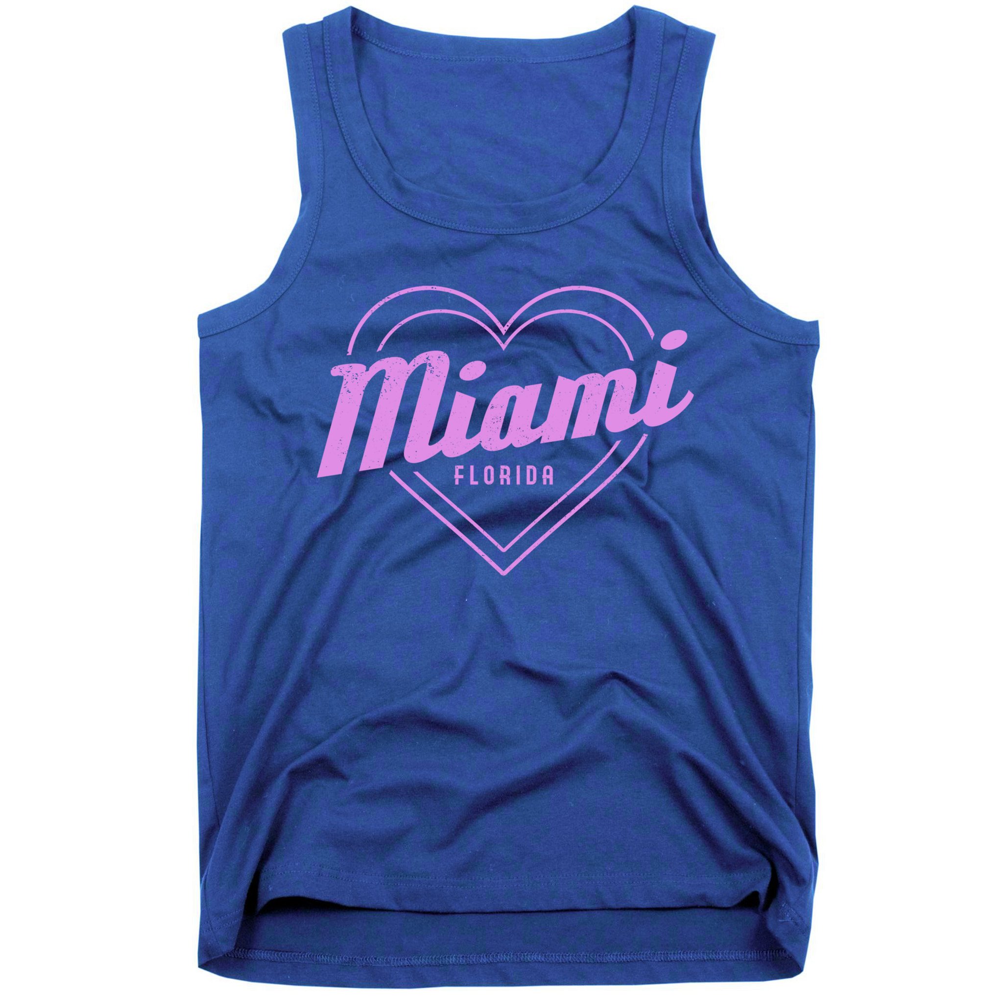 Miami Florida Heart Pride Girls Fl Miami Gift Tank Top