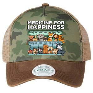 Medicine For Happiness Pill Box Animals Dog Pals Legacy Tie Dye Trucker Hat