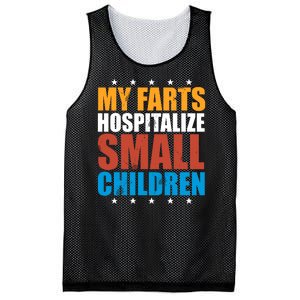 My Farts Hospitalize Small Children Mesh Reversible Basketball Jersey Tank