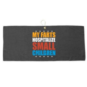 My Farts Hospitalize Small Children Large Microfiber Waffle Golf Towel