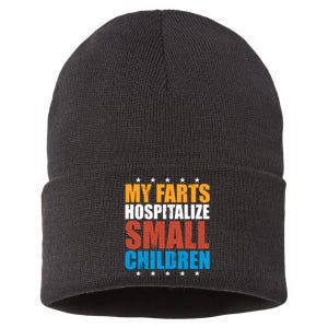 My Farts Hospitalize Small Children Sustainable Knit Beanie