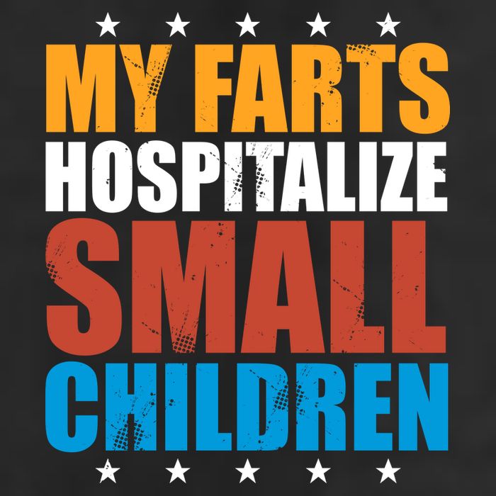 My Farts Hospitalize Small Children 25L Jumbo Tote