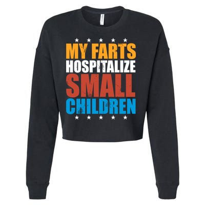 My Farts Hospitalize Small Children Cropped Pullover Crew