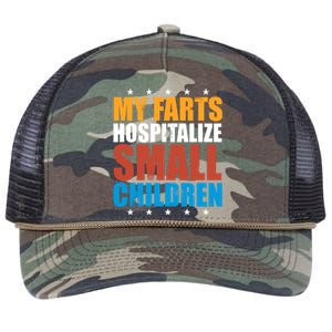 My Farts Hospitalize Small Children Retro Rope Trucker Hat Cap