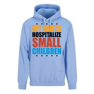 My Farts Hospitalize Small Children Unisex Surf Hoodie