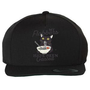 My Flabbers Have Been Gasted Distressed Retro Funny Cat Wool Snapback Cap