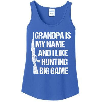 Matching Family Hunter Grandpa Big Game Hunting Gift Ladies Essential Tank