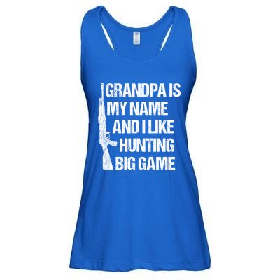 Matching Family Hunter Grandpa Big Game Hunting Gift Ladies Essential Flowy Tank