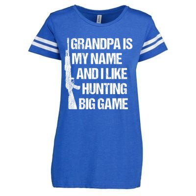 Matching Family Hunter Grandpa Big Game Hunting Gift Enza Ladies Jersey Football T-Shirt