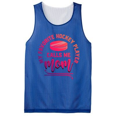 My Favorite Hockey Player Calls Me Mom Sport Goalie Hockey Gift Mesh Reversible Basketball Jersey Tank