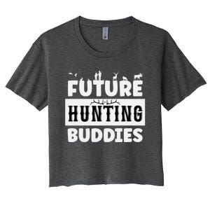 Matching Future Hunting Buddies Great Gift Women's Crop Top Tee