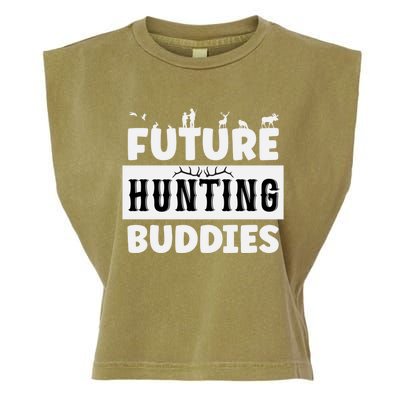 Matching Future Hunting Buddies Great Gift Garment-Dyed Women's Muscle Tee