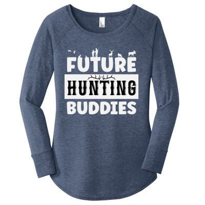 Matching Future Hunting Buddies Great Gift Women's Perfect Tri Tunic Long Sleeve Shirt