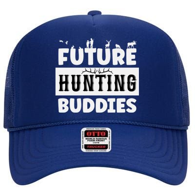 Matching Future Hunting Buddies Great Gift High Crown Mesh Back Trucker Hat