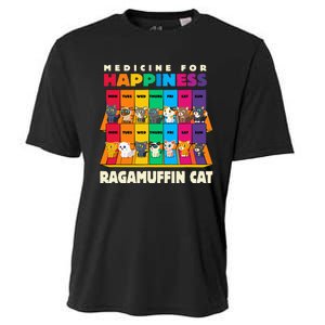 Medicine For Happiness Ragamuffin Cat Funny Ragdoll Cat Cooling Performance Crew T-Shirt