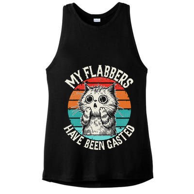 My Flabbers Have Been Gasted Ladies PosiCharge Tri-Blend Wicking Tank