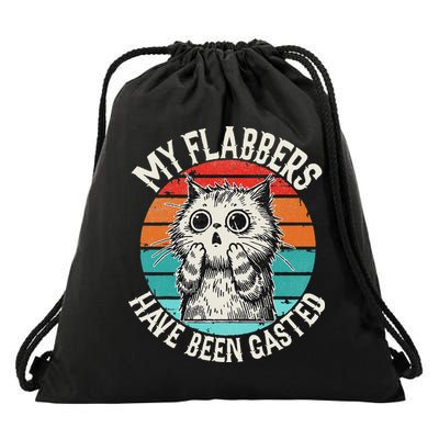 My Flabbers Have Been Gasted Drawstring Bag