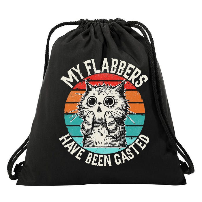 My Flabbers Have Been Gasted Drawstring Bag
