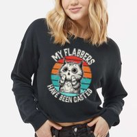 My Flabbers Have Been Gasted Cropped Pullover Crew