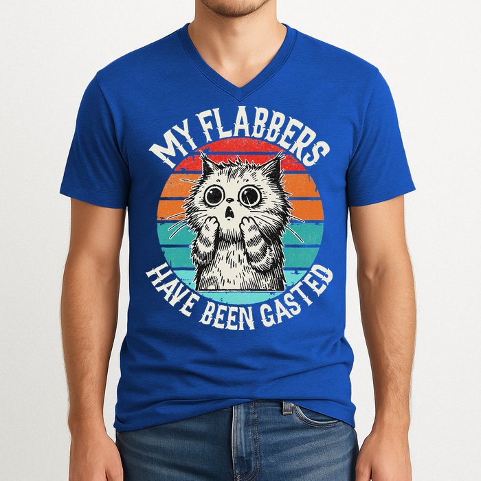 My Flabbers Have Been Gasted V-Neck T-Shirt