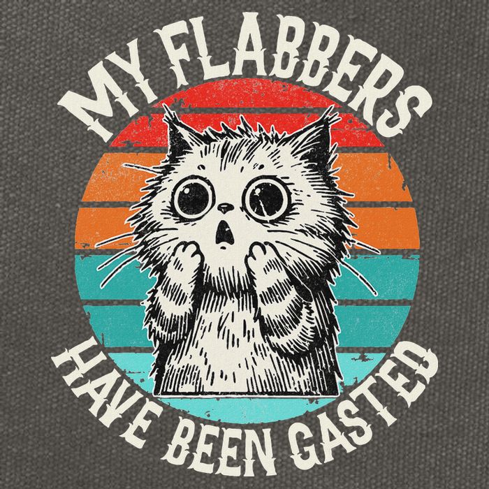 My Flabbers Have Been Gasted Cotton Canvas Backpack
