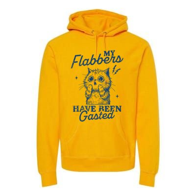 My Flabbers Have Been Gasted Distressed Premium Hoodie