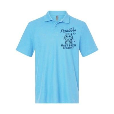 My Flabbers Have Been Gasted Distressed Softstyle Adult Sport Polo