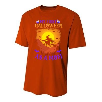 My First Halloween As A Mom New Mother Mom To Be Halloween Gift Performance Sprint T-Shirt