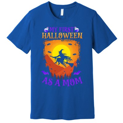 My First Halloween As A Mom New Mother Mom To Be Halloween Gift Premium T-Shirt