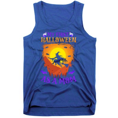 My First Halloween As A Mom New Mother Mom To Be Halloween Gift Tank Top