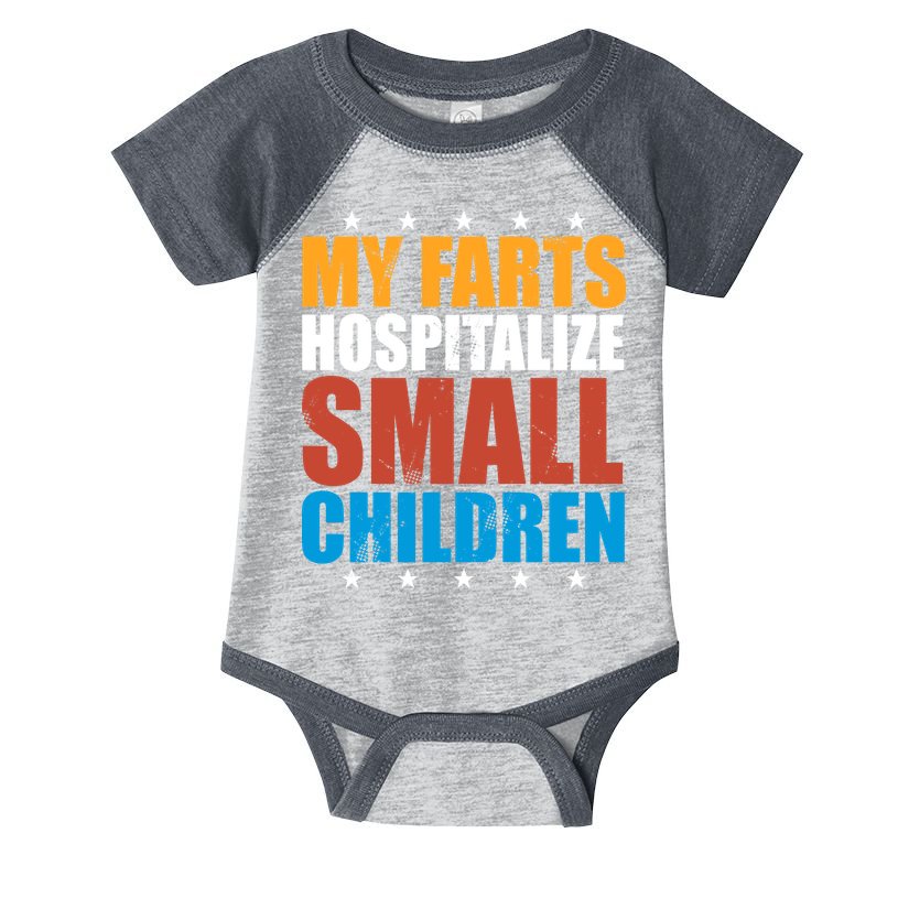 My Farts Hospitalize Small Children Funny Infant Baby Jersey Bodysuit