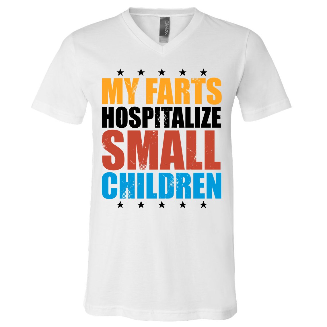 My Farts Hospitalize Small Children Funny V-Neck T-Shirt