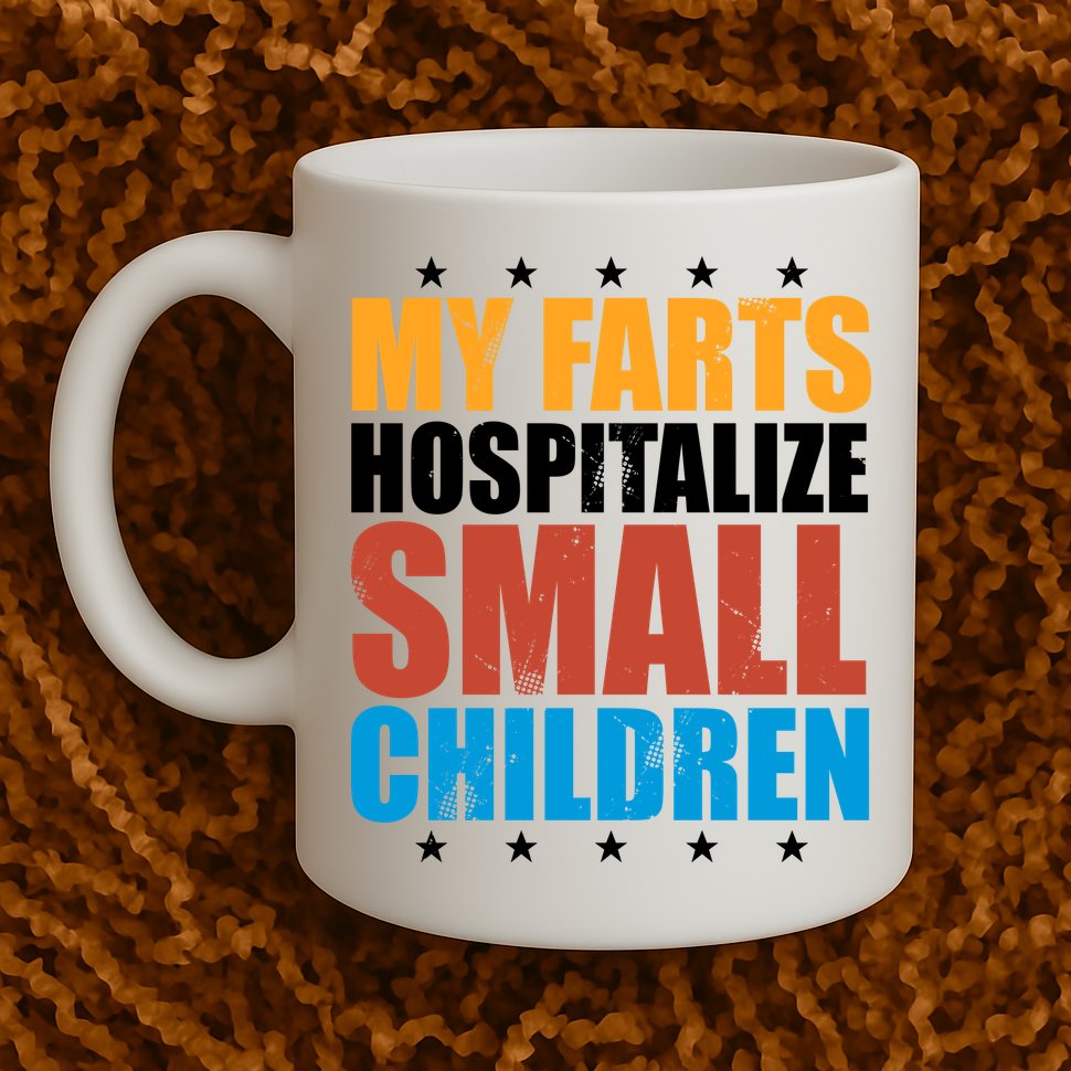 My Farts Hospitalize Small Children Funny Mug