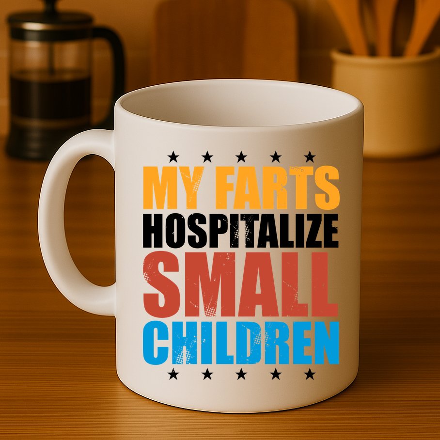 My Farts Hospitalize Small Children Funny Mug