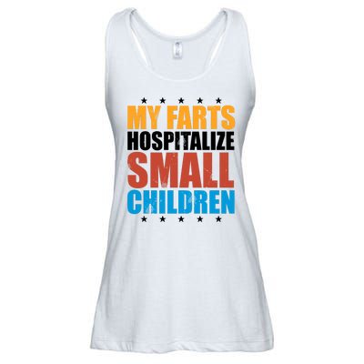 My Farts Hospitalize Small Children Funny Ladies Essential Flowy Tank