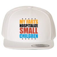 My Farts Hospitalize Small Children Funny Wool Snapback Cap