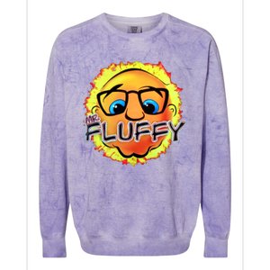 Mr Fluffy Head Colorblast Crewneck Sweatshirt