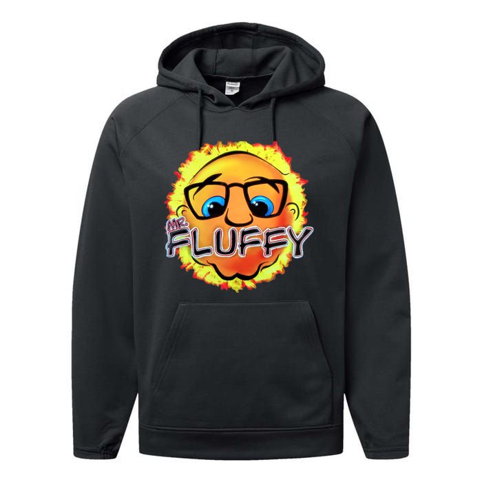 Mr Fluffy Head Performance Fleece Hoodie